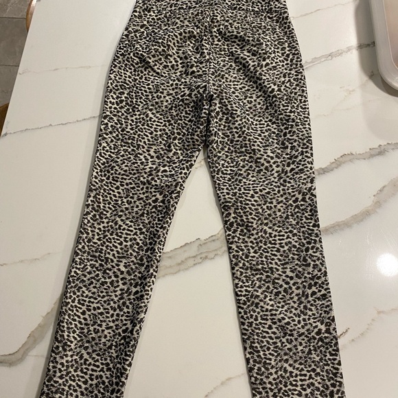 Banana Republic Sloan Snow Leopard Pant Metallic 6 - Picture 5 of 6